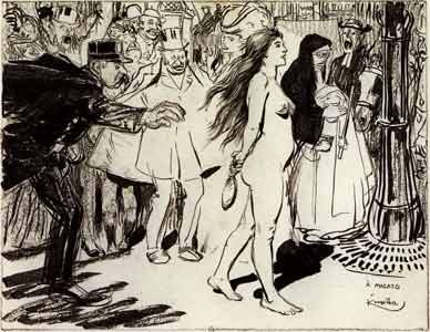 la Vérité dessin de Kupka