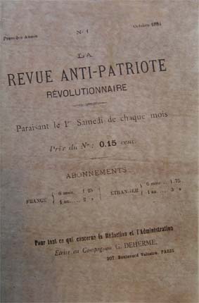 revue anti-patriote révolutionnaire