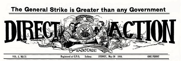 journal "Direct Action" n71 du 20 mai 1916
