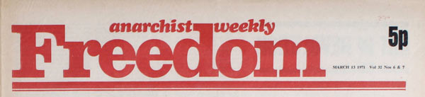 journal "Freedom" n6-7 du 13 mars 1971