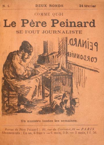 journa "Le P&egrave;re Peinard" n1 du 24 f&eacute;vrier 1898
