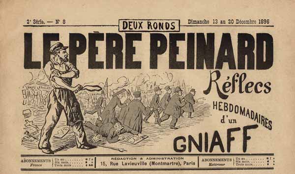jounal "Le P&egrave;re Peinard" n8 du 13 d&eacute;cembre 1896