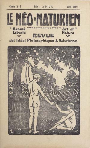 journal Néo-naturien n°4 d'avril 1922
