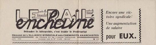 journal Le Rail enchaîné