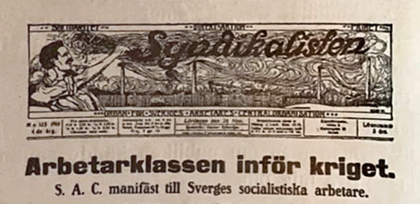 journal "Syndicalisten"